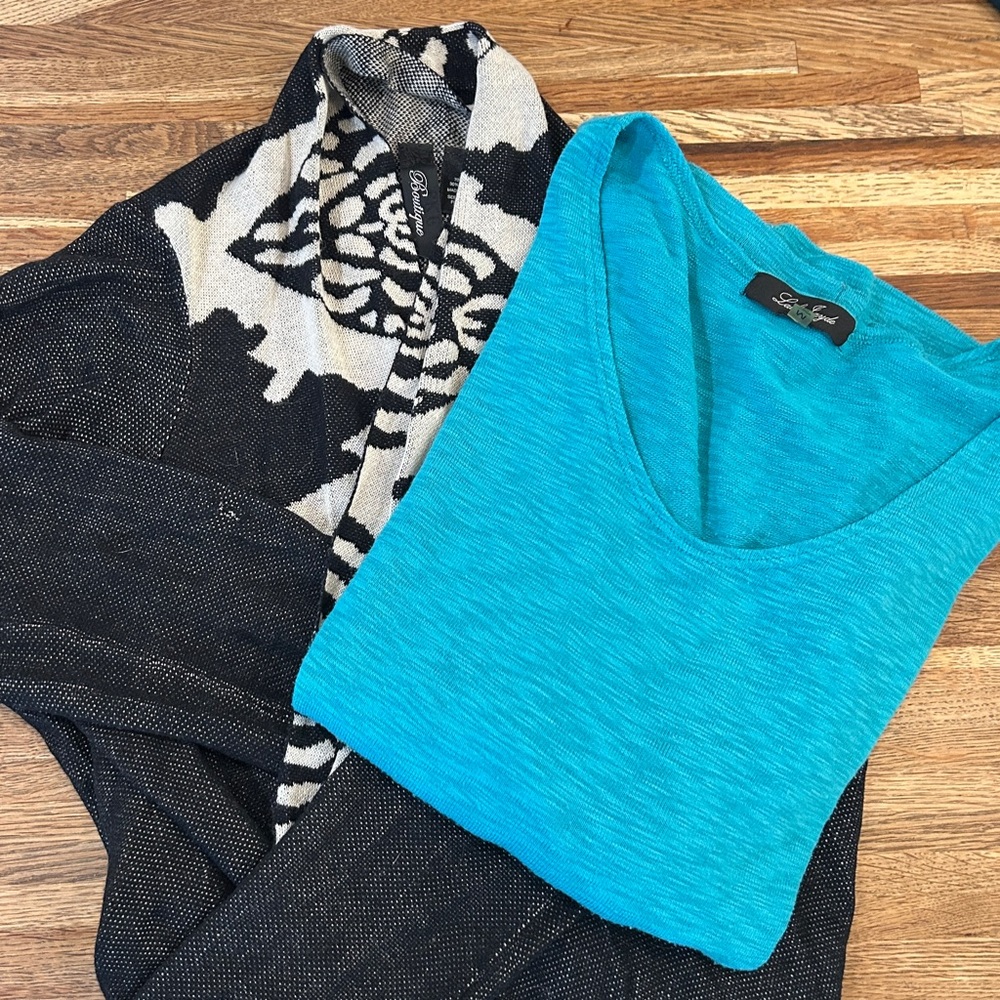 2-for-1 bundle: Cardigan & Sweater